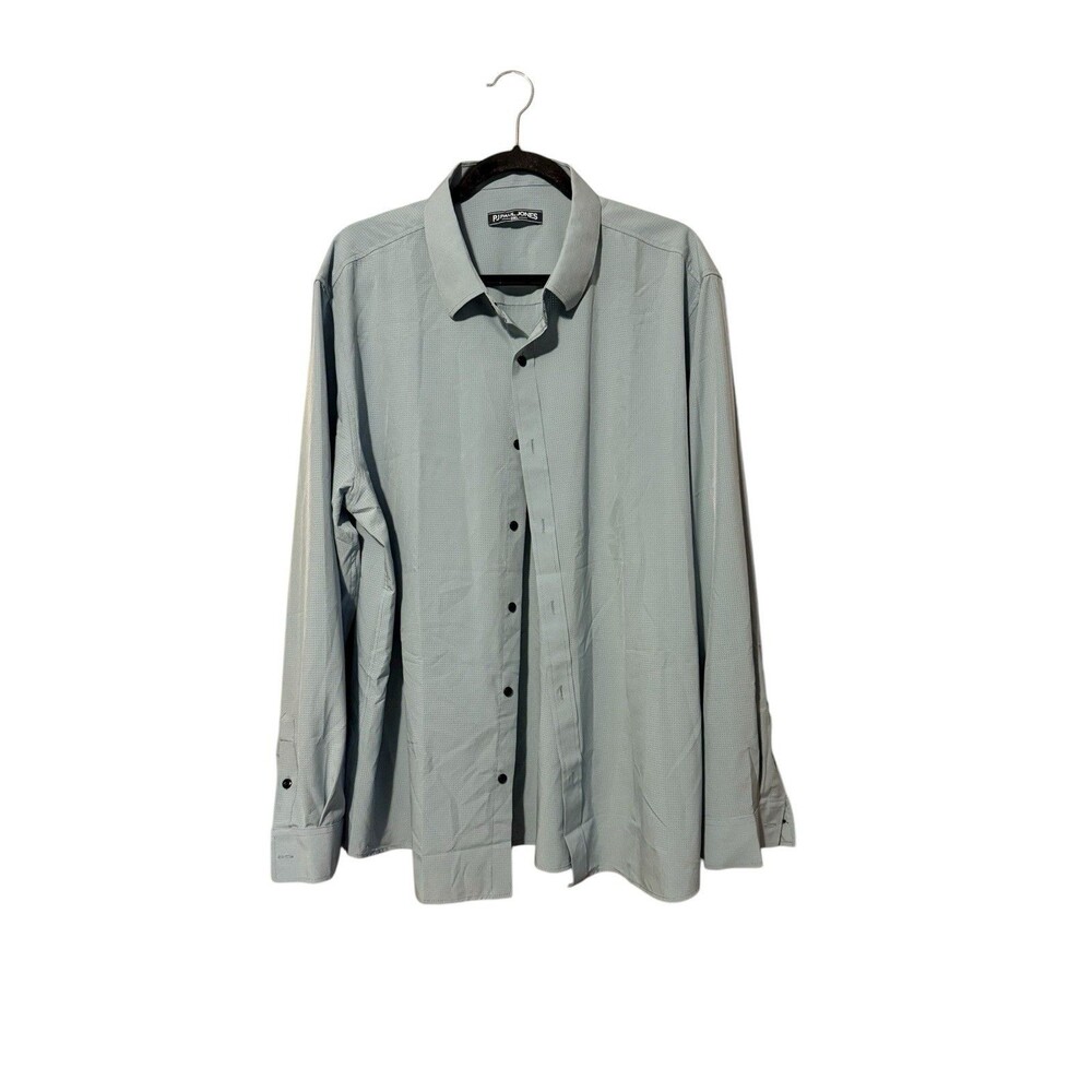 PJ Paul Jones Button Front Shirt Size 2XL Blue
